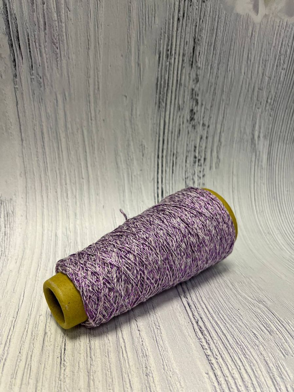 Пряжа хлопковая с люрексом