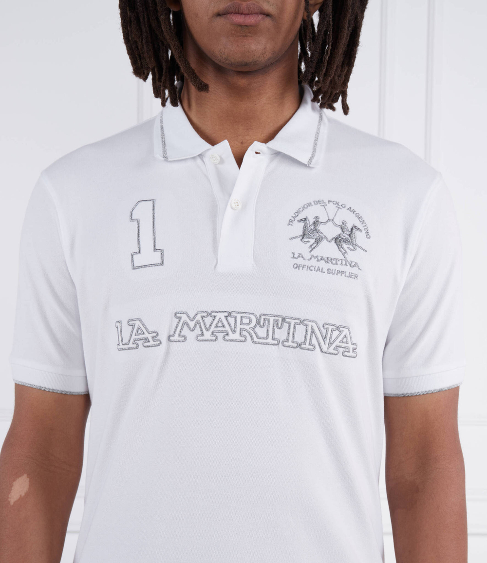 Поло LA MARTINA La Martina - белый(VMP306 PK001)
