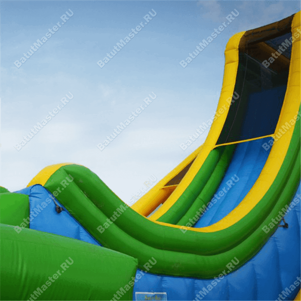 Надувная водная горка «Большой трамплин» 15*8*9 м