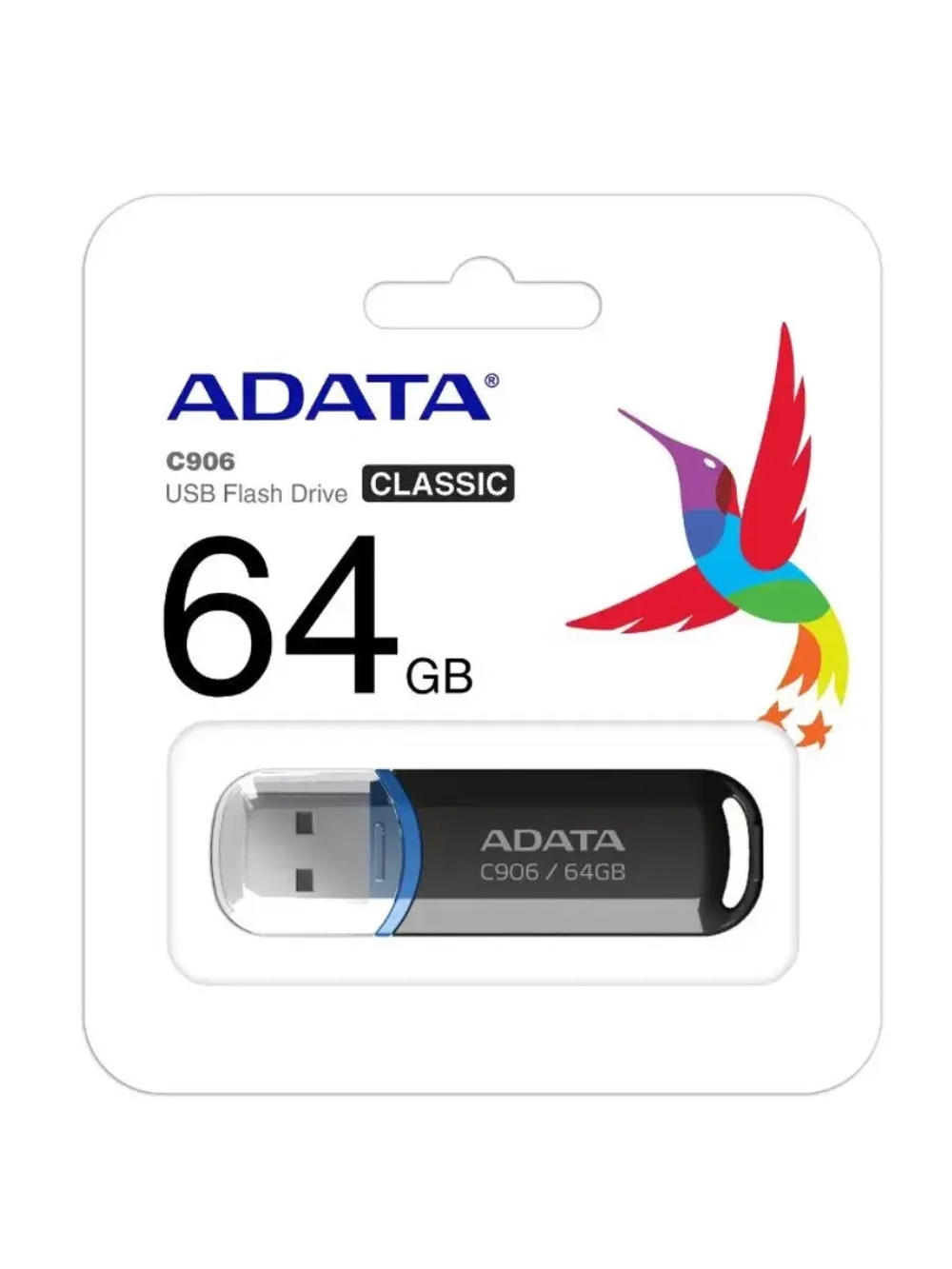 Память USB Flash 64 ГБ Classic C906 AC906-64G-RBK BLACK