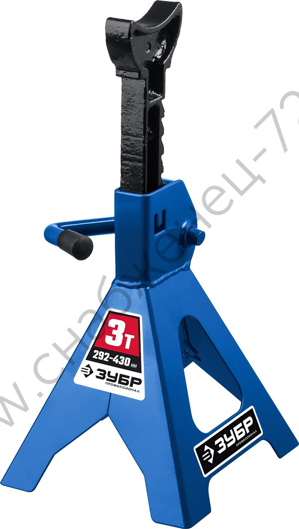 ЗУБР 3 т, 292 - 430 мм, усиленная страховочная подставка, Профессионал (43065-3)
