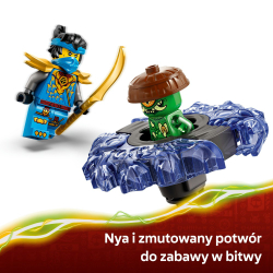 LEGO NINJAGO - Nya против мутировавшего монстра на спиннере 71849