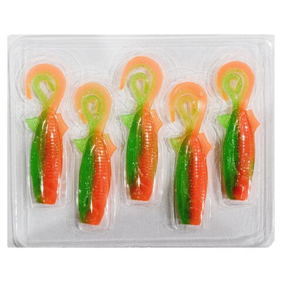 Силиконовая приманка KAIDA 6см №12