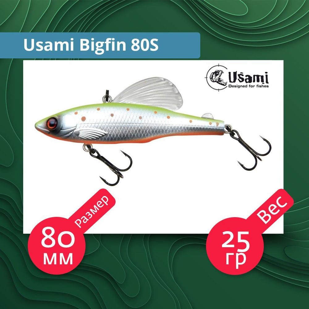 Воблер для рыбалки Usami Bigfin