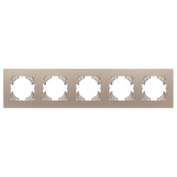 Рамка пластиковая FRM-PERIO-PL-5-GD (Arlight, -) 049765