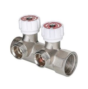 Коллекторы Valtec VTc.570.NE «евроконус» с вентилями для водоснабжения