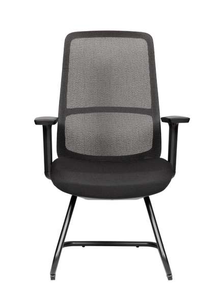 Кресло офисное Норден / Некст CF блэк / Next CF black / черная сетка/черная ткань