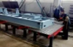 Сборочно-сварочные столы на рельсовом пути, СЛОТ-СТОЛ