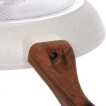 Сковорода «BAROLY» WHITE 26см индукционная с антипригарным покрытием, бакелитовая ручка