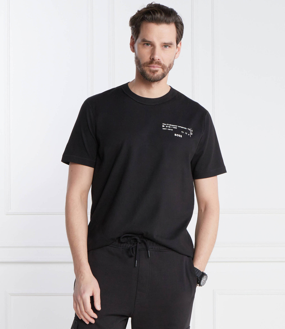 Футболка TeeButterflyBoss BOSS ORANGE - черный(50509904)