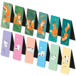 Закладки для книг МАГНИТНЫЕ "ANIMALS" набор 30 шт. 60x20 мм BRAUBERG (3 штуки в упаковке)