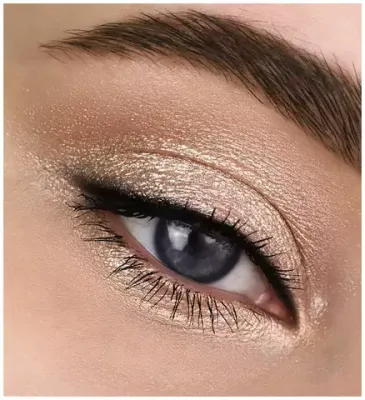 Жидкие тени для век LuxVisage METAL HYPE Liquid Eyeshadow - 1 Искристое шампанское