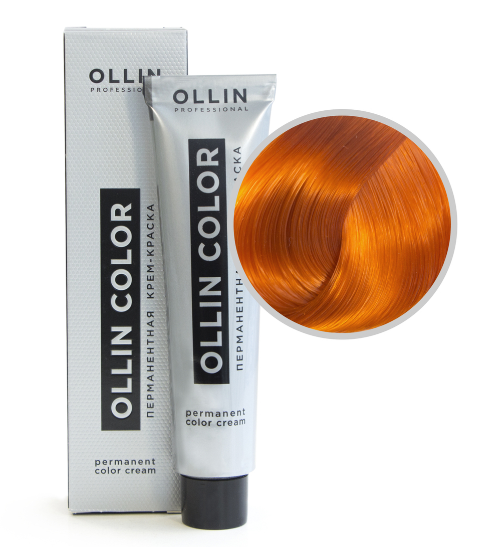 Ollin Color Крем-краска для волос, перманентная, тон №8-43, Светло-русый медно-золотистый, 60 мл