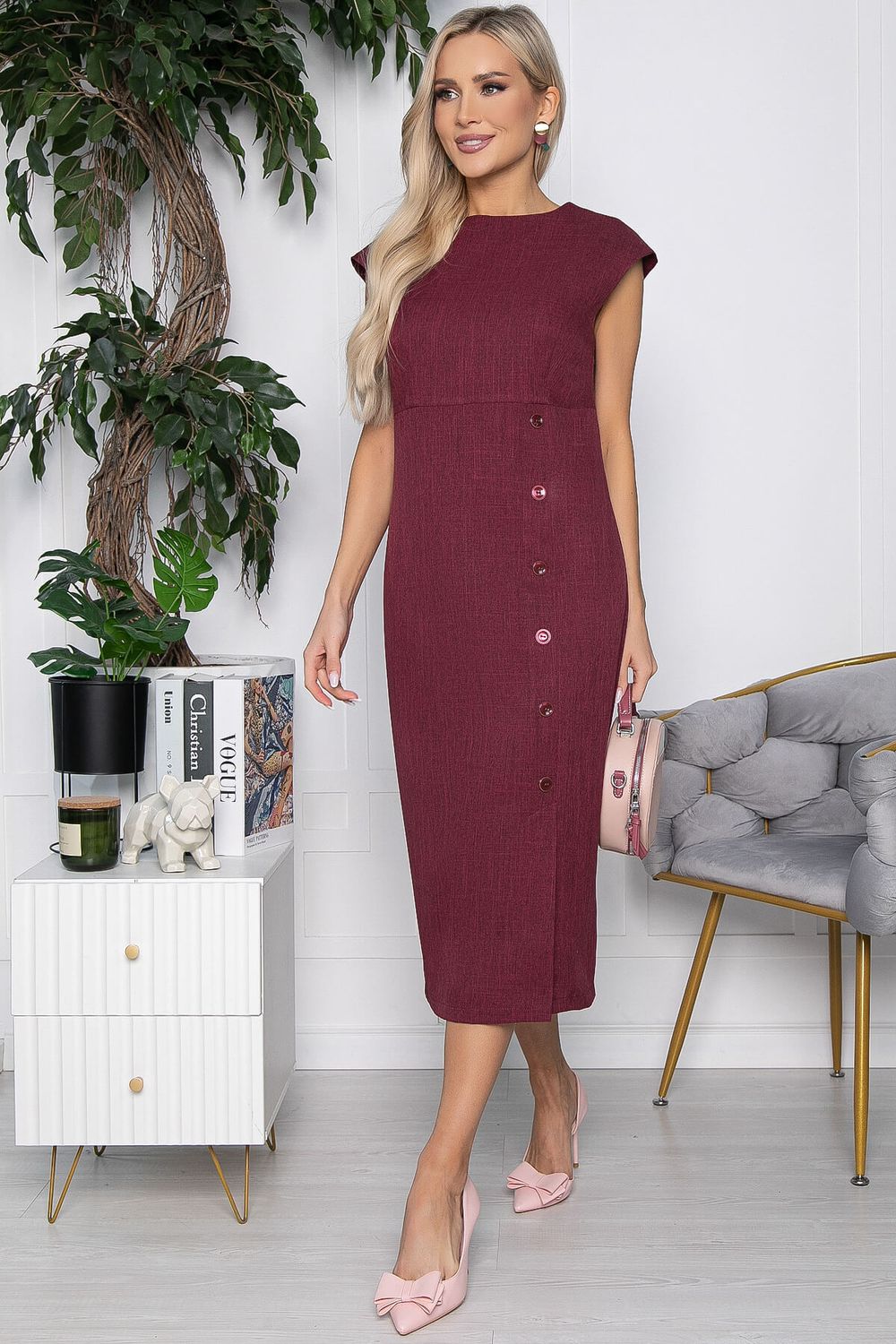 Платье Твоё настроение (бордо) П10197 LT Collection