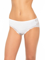 Трусики-слипы с ажурной задней частью (Размер: S) (Цвет: черный)