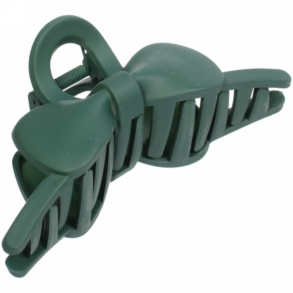 Заколка-краб для волос на блистере «Style Matte», бантик, микс 6 цветов, 11см