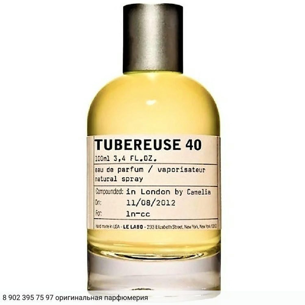 Tubereuse 40 New York
