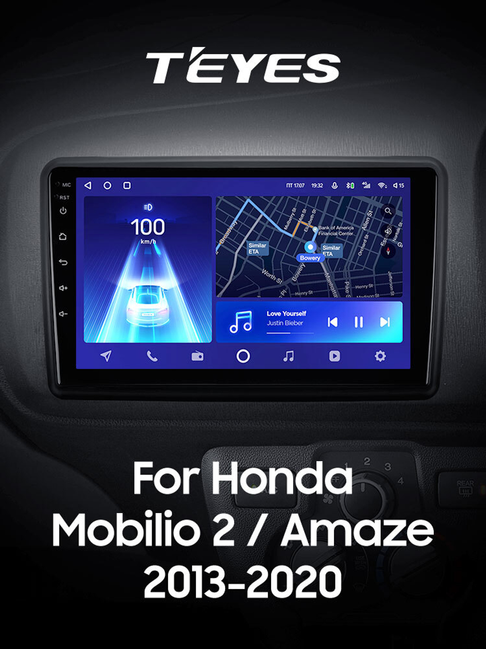 Teyes CC2 Plus 9" для Honda Mobilio 2, Amaze 2013-2020