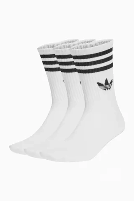 Носки adidas 3-Stripes Crew 3 Pairs - белый