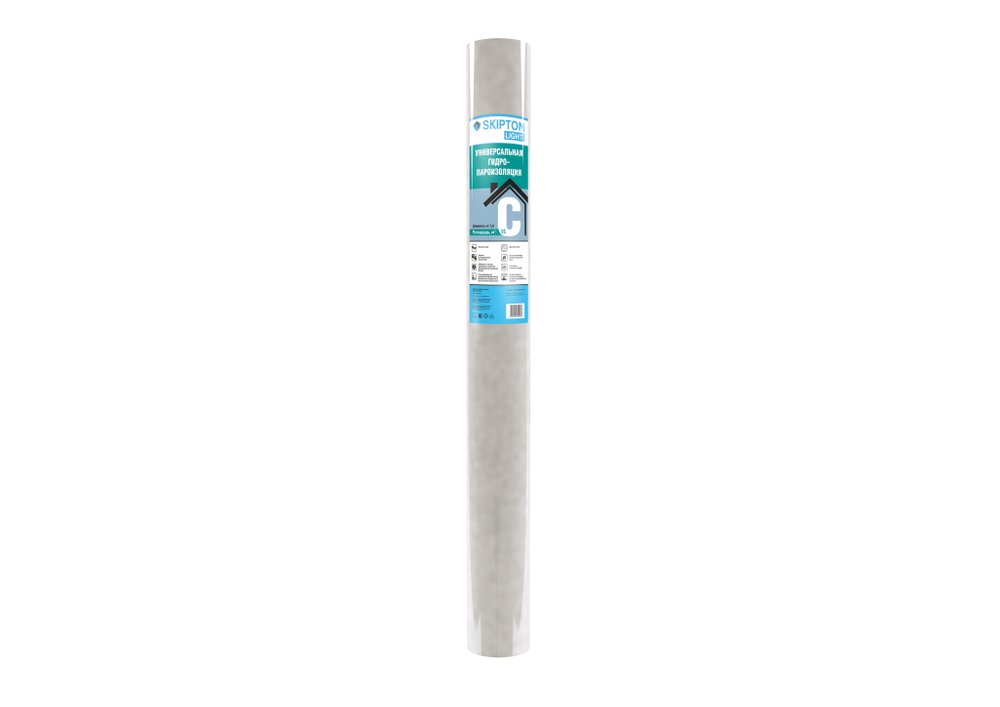 Пленка паро-гидроизоляционная двухслойная Skipton C light (ширина 1,6м) 15м2 рул