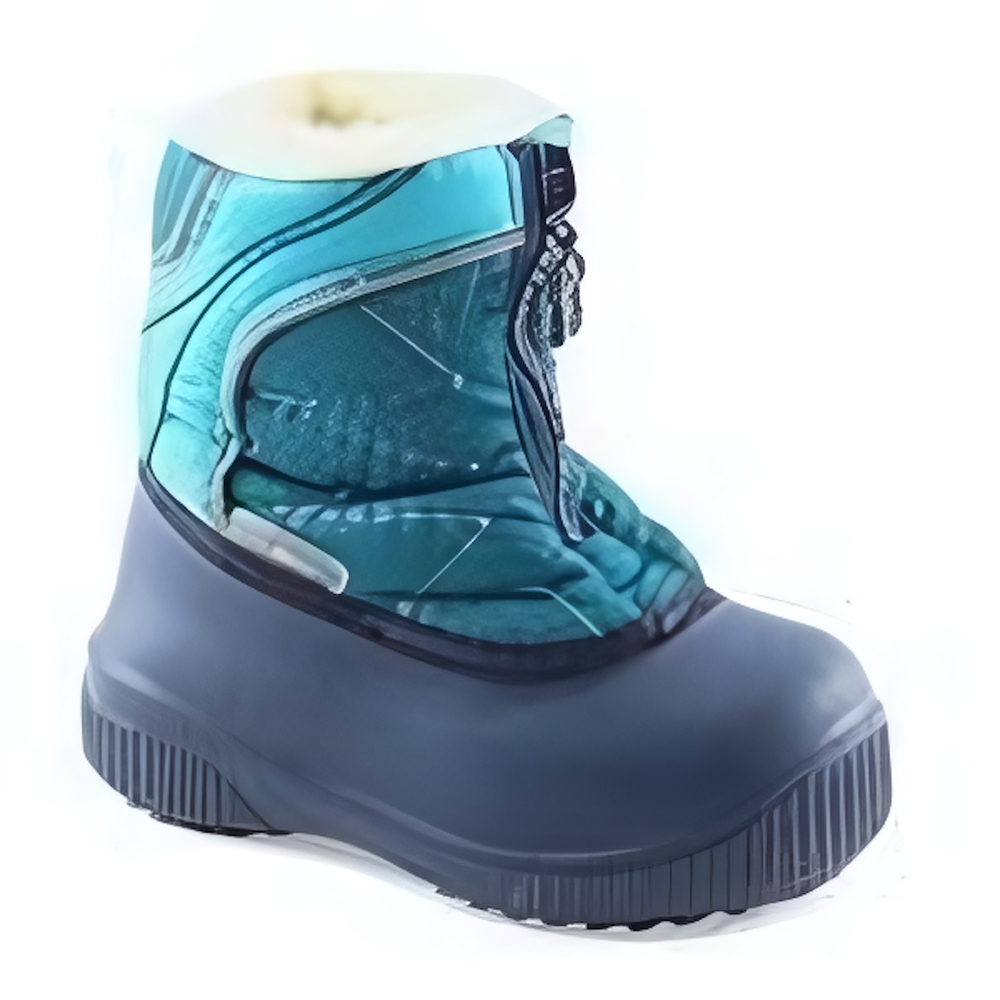 Дюна Сноубутсы 24 т.зеленый/океан/т.синий 562