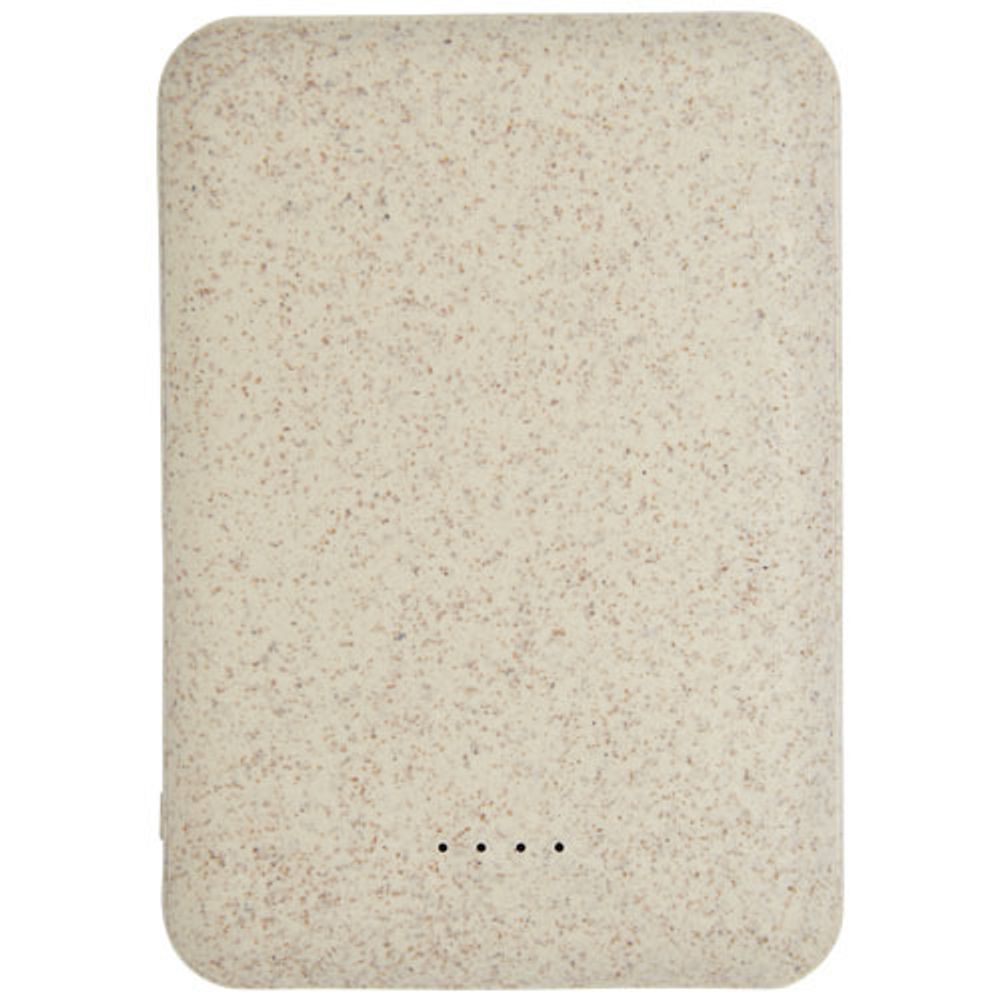 Портативное зарядное устройство Asama из пшеничной соломы (5000 мАч)