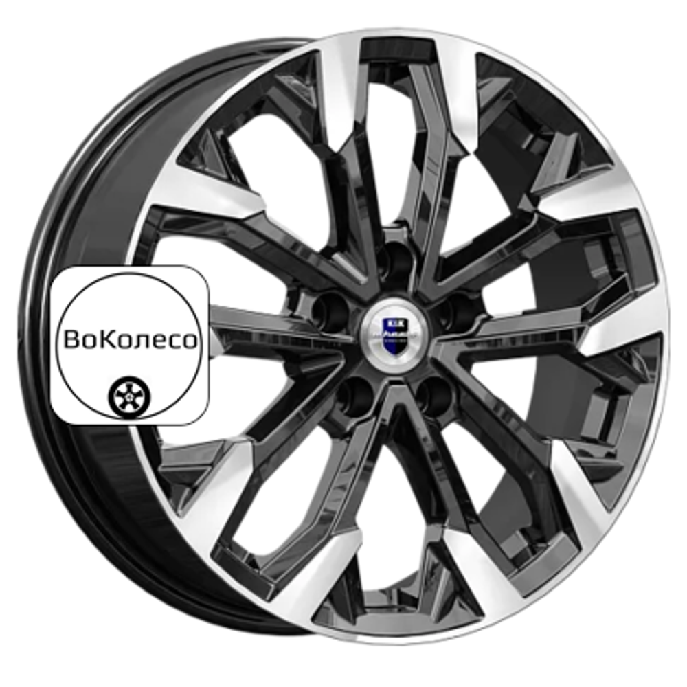 6,5x17/5x105 ET38 D56,6 Морейн (КС1046) Алмаз черный K&K