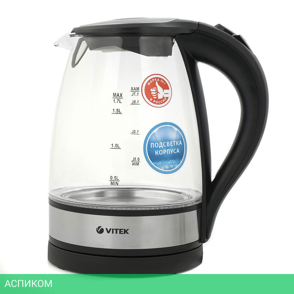 Электрочайник Vitek VT-7008TR Transparent