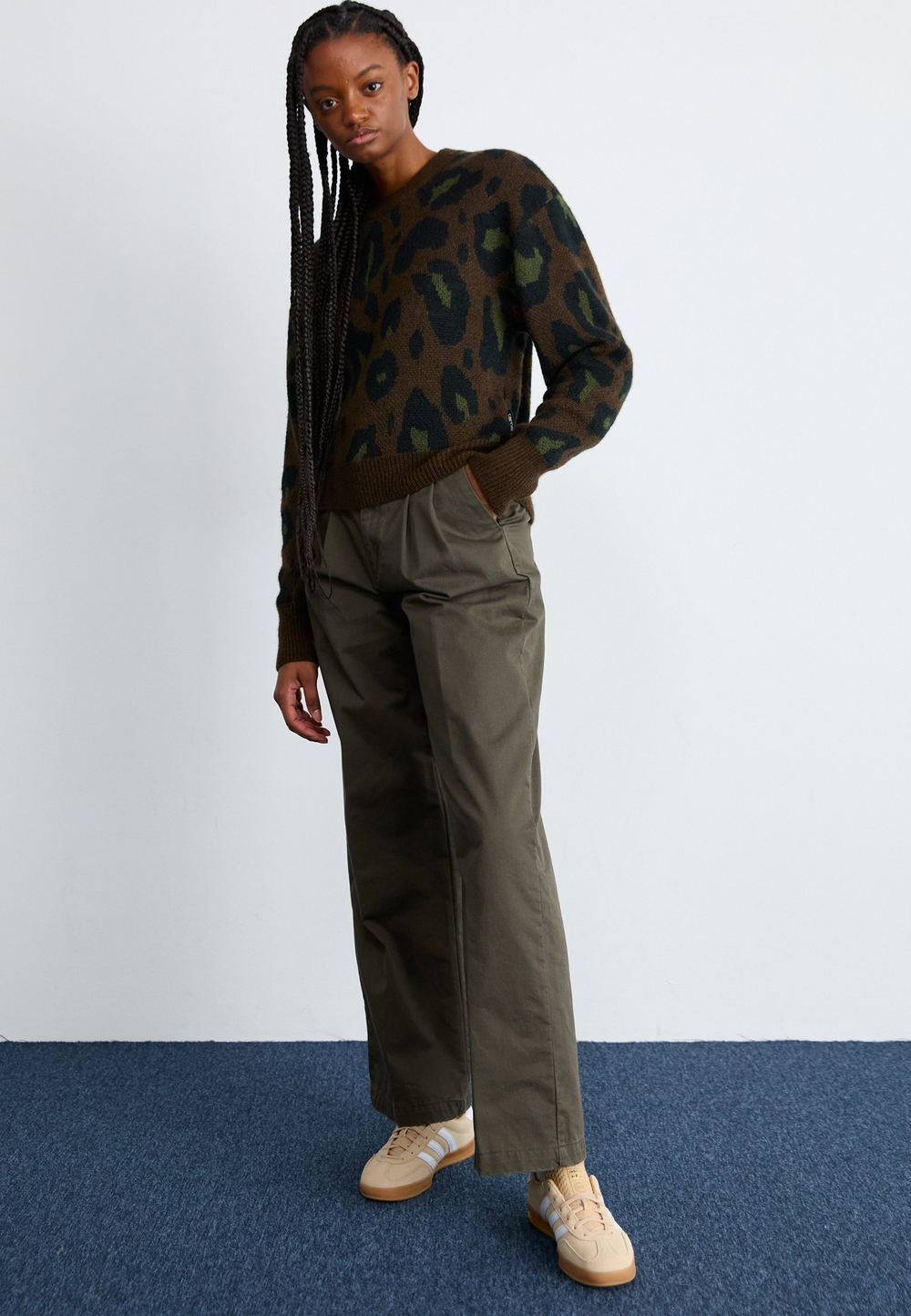 Carhartt WIP LEOLA - Тканевые брюки - Серый