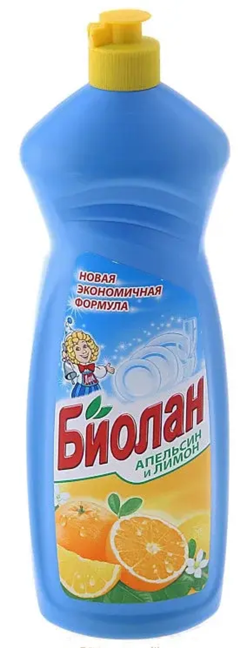 Средство для мытья посуды БИОЛАН ЖМС Апельсин и лимон 1000 мл.