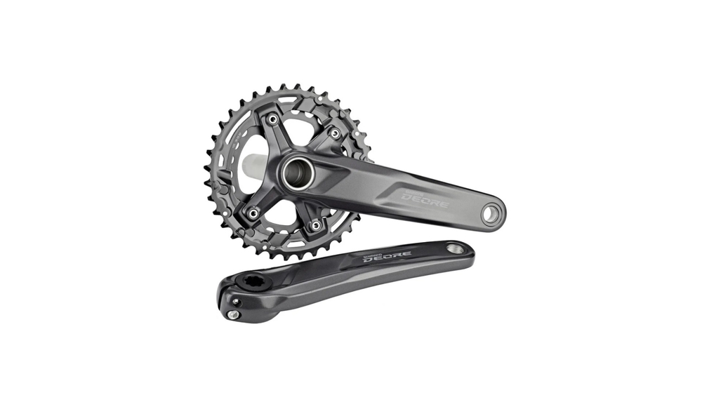 Система Shimano Deore FC4100, 170мм, 36/26, интегрированный вал, черная, без упаковки
