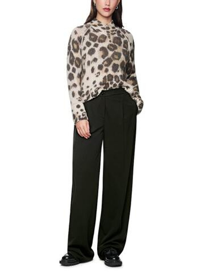 Marc Cain Брюки из костюмной вискозы с защипами