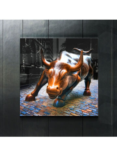 Картина на стену мотиватор бык Декор для дома, подарок