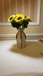 Искусственные цветы, желтые подсолнухи / Высота 44 см. 9 стебелей 9 бутонов/