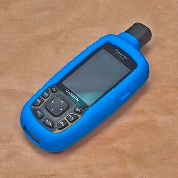 Чехол для Garmin GPSMAP 65/64/62 силикон (Голубой)