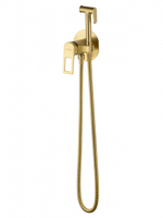 Смеситель с гигиеническим душем встраиваемый WONZON & WOGHAND FRAME, Брашированное золото (WW-88829010-BG)