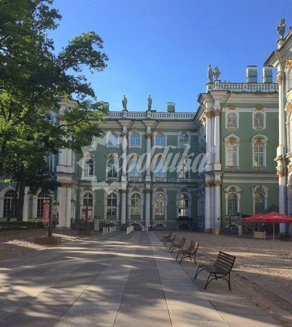 Скамейка стальная «Бульвар» без подлокотников