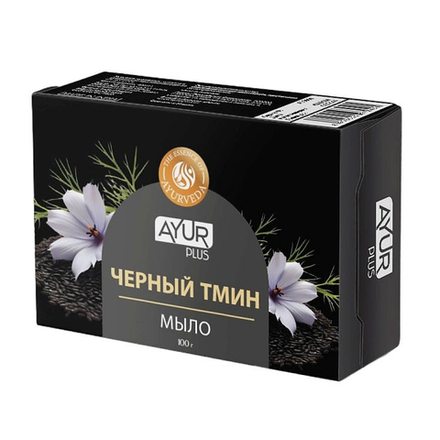 AYUR PLUS Black seed soap Мыло черный тмин 100г