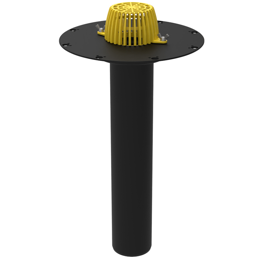 ТП-02.100/6 Кровельная воронка пластиковая без фланца L600мм