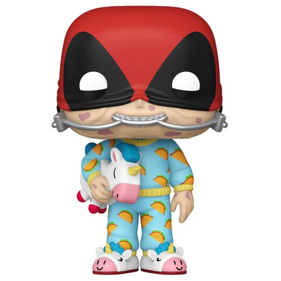 Фигурка Funko POP! Bobble Marvel Deadpool Sleepover Deadpool (1344) 76079 / Фигурка Фанко ПОП! по мотивам вселенной "Марвел", Дэдпул