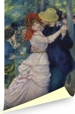 Картина для интерьера "Танец в Буживале", Ренуар, Пьер Огюст, печать на холсте Настене.рф