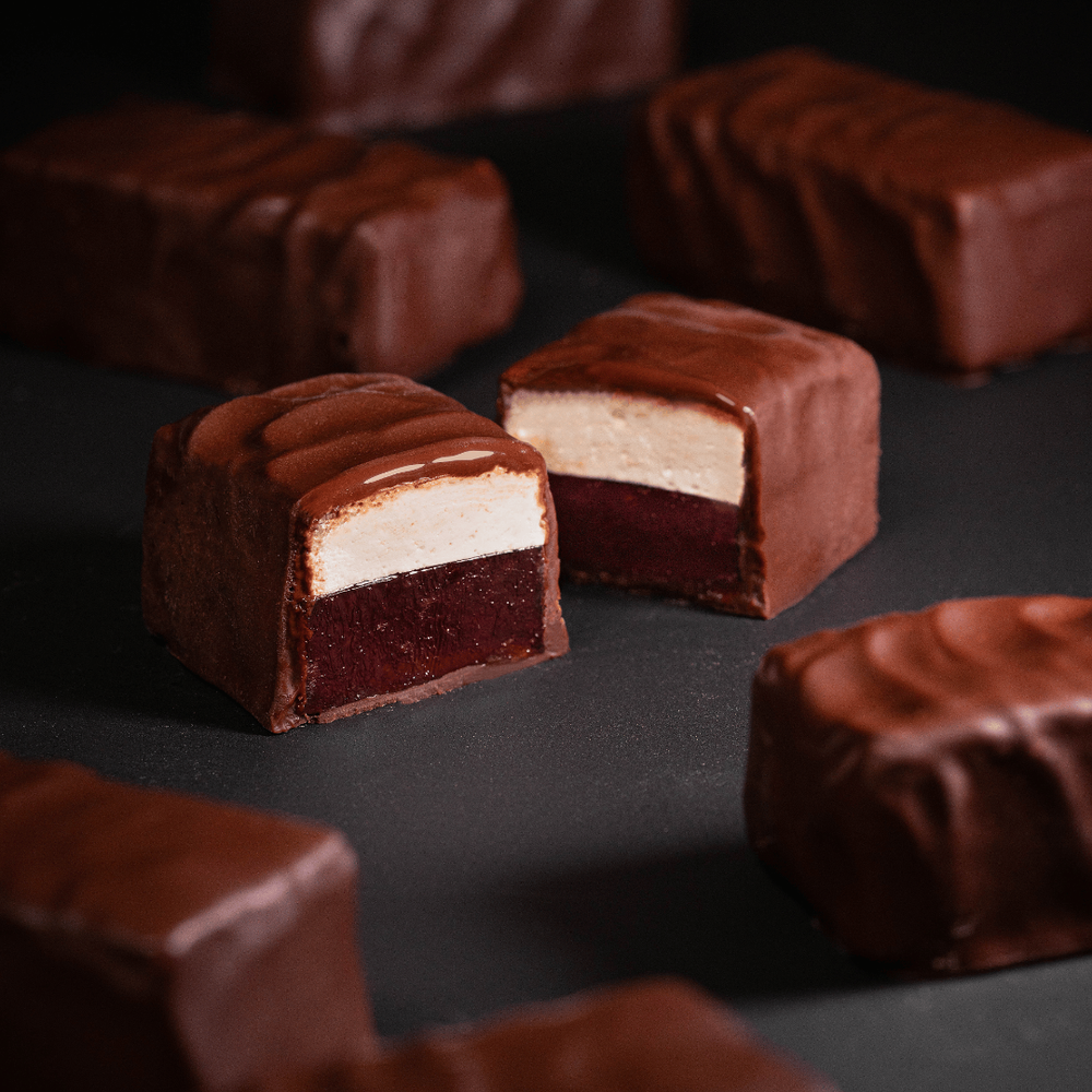 Конфеты Желе-суфле Шоколад Клубника - Петербургская Коллекция 155 гр