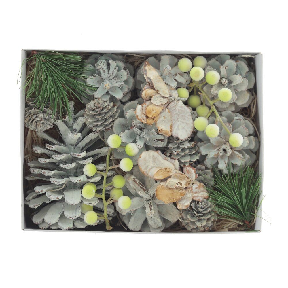 GAEM Изделие декоративное "Новогодняя композиция", L20 W15 H9 см