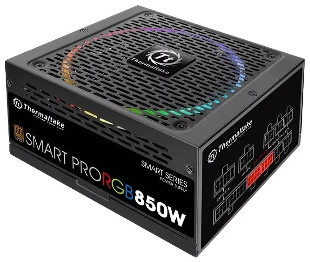 Блок питания Thermaltake Smart Pro RGB ATX 850W