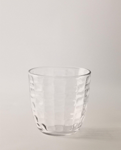 Zara Home стакан из стекла, цвет прозрачный, 12 см · 0284/401
