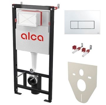 Инсталляция AlcaPlast AM101/1120-4:1 RU M571-0001, кнопка M571 хром, с шумоизоляцией