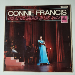 Винтажная виниловая пластинка LP Connie Francis Live At The Sahara In Las Vegas (UK 1966)