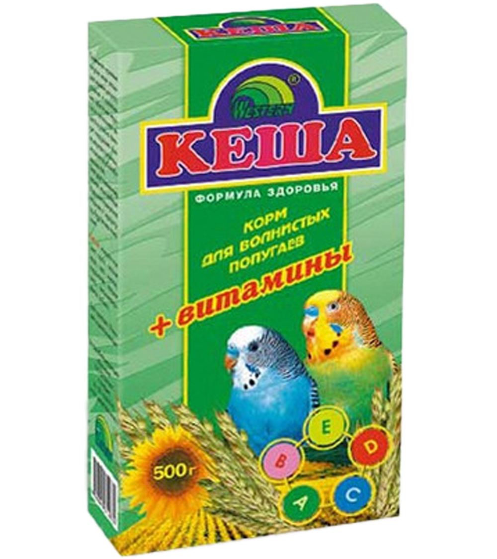Кеша для волнистых попугаев 500гр. (витамины)