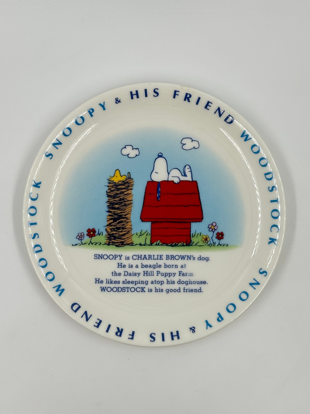 Тарелка Snoopy & His Friend Woodstock