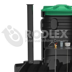Резервуар для дизельного топлива 10-OIL наземный Родлекс цилиндрический 10000 л. горизонтальный (2400x3500x2500см;472кг;черный) - арт.559939